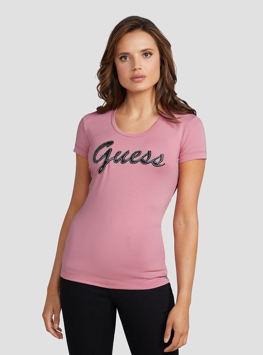 Eco Vintage Blush Adriana Logo T-Shirt Eco Vintage Blush Adriana Logo T-Shirt
