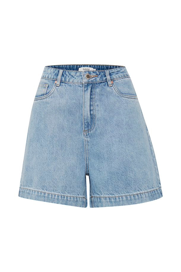 Kato Kolby Shorts Light Blue Denim Kato Kolby Shorts Light Blue Denim