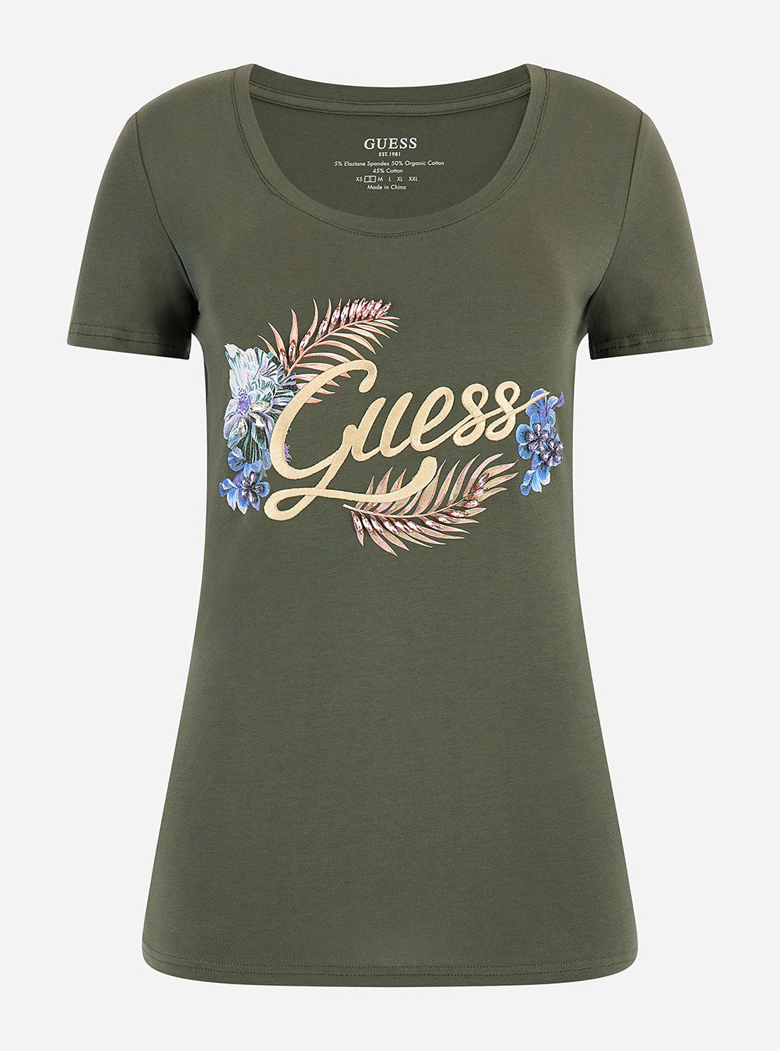 Eco Green Embellish Logo T-Shirt