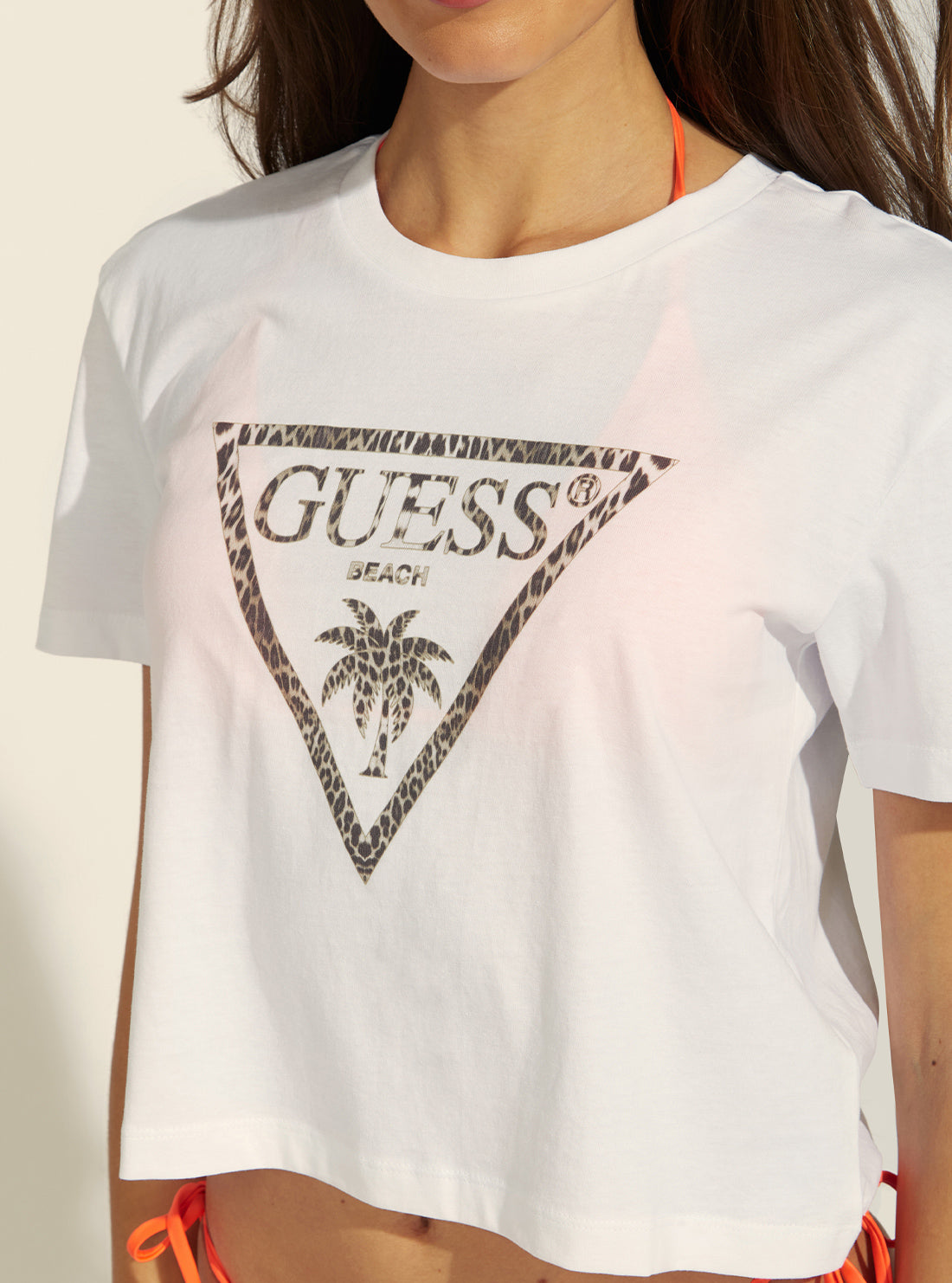 White Beach Logo Crop T-Shirt White Beach Logo Crop T-Shirt