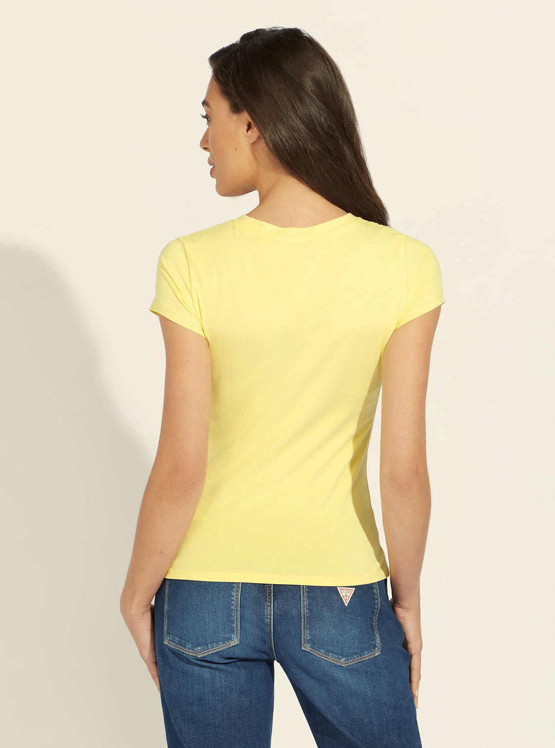Eco Yellow Glitzy Logo T-Shirt Eco Yellow Glitzy Logo T-Shirt