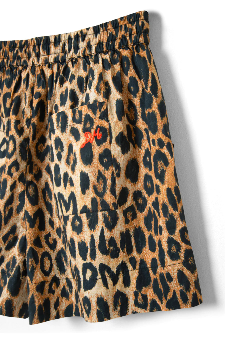 Leopard Pull On Shorts Brown Leopard Pull On Shorts Brown
