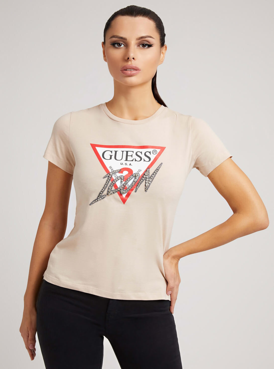 Eco Beige Icon Logo T-Shirt Eco Beige Icon Logo T-Shirt