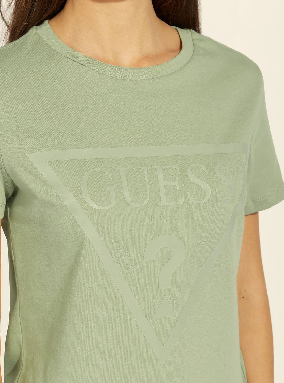 Eco Green Adele Triangle Logo T-Shirt Eco Green Adele Triangle Logo T-Shirt
