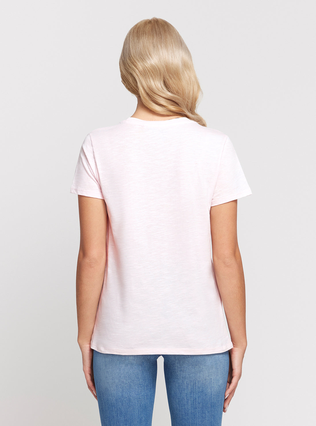 Eco Light Pink 1981 Crystal Logo T-Shirt Eco Light Pink 1981 Crystal Logo T-Shirt