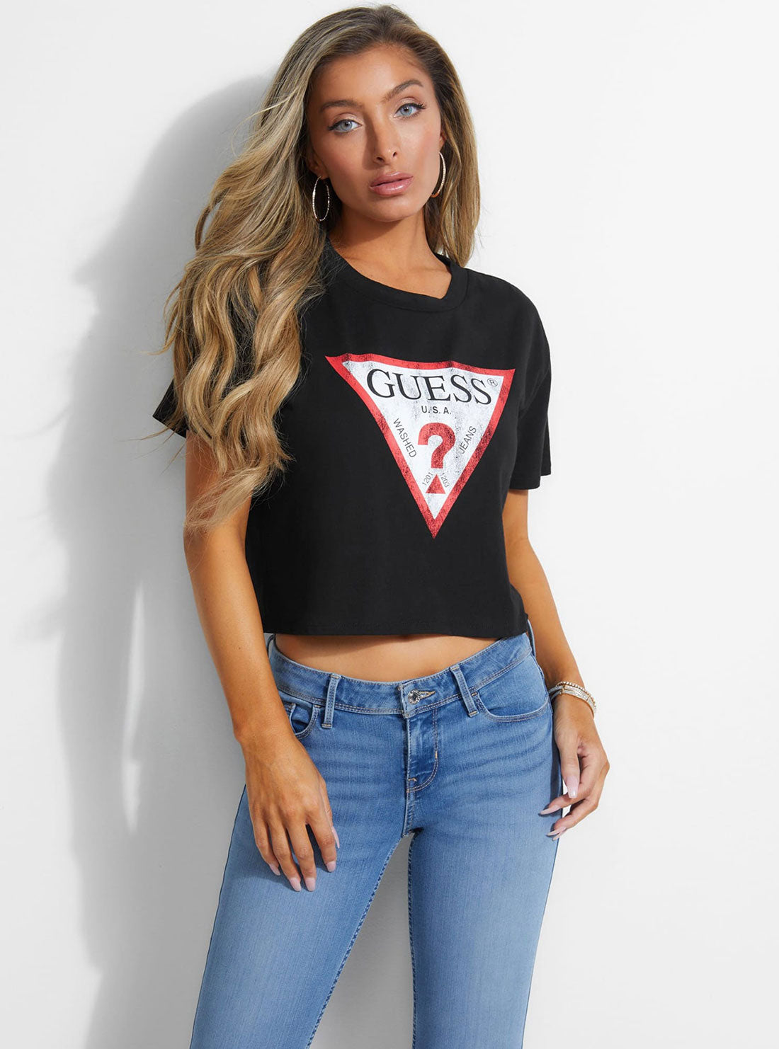 Eco Black Cropped Logo T-Shirt Eco Black Cropped Logo T-Shirt