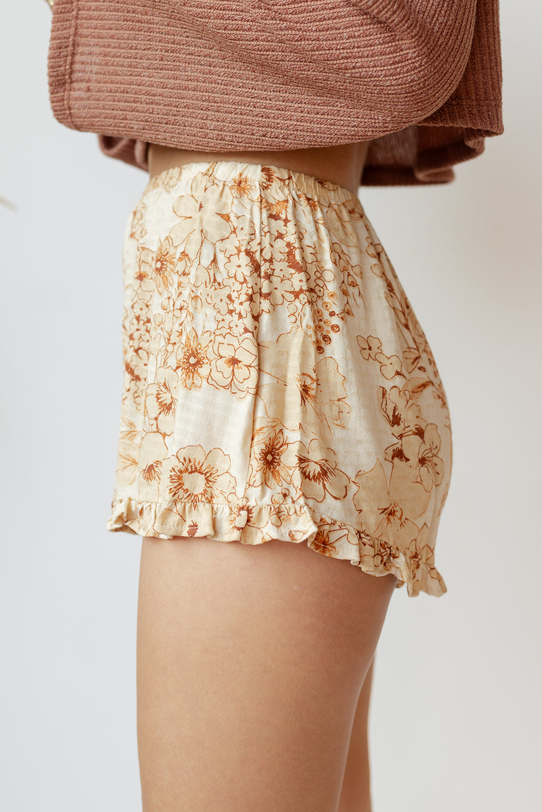 romance floral ruffle shorts romance floral ruffle shorts