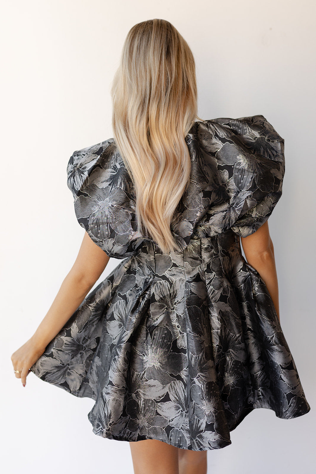 estella shoulder puff mini dress estella shoulder puff mini dress